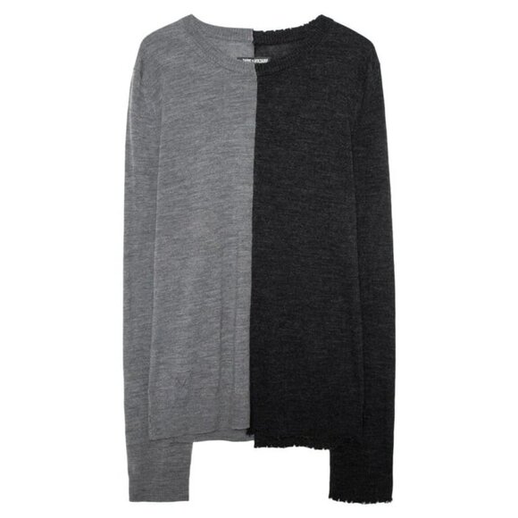 Zadig & Voltaire Jeremy Colourblock Merino Wool Sweater - Picture 3 of 4